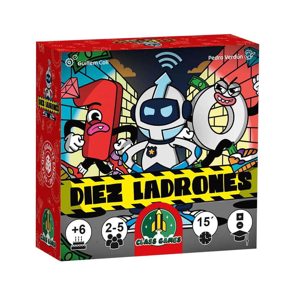 Diez Ladrones - Juego de mesa - FALOMIR - Desde 6 años Board Games