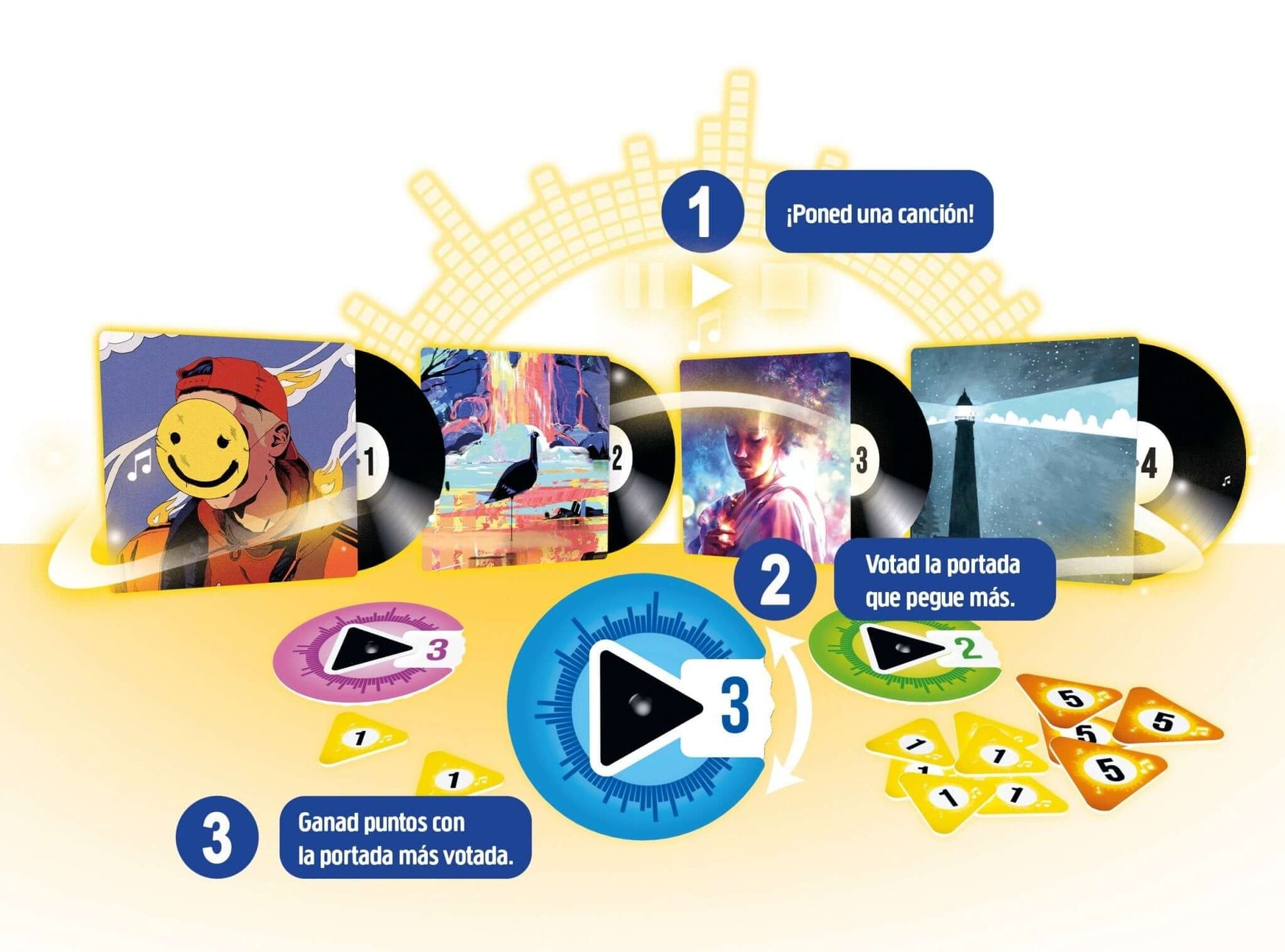 Disc Cover - Juego de mesa - Mercurio - Desde 7 años Board Games