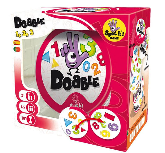 Dobble Formas y Números - Juego de mesa - Asmodee - Desde 3 años Board Games