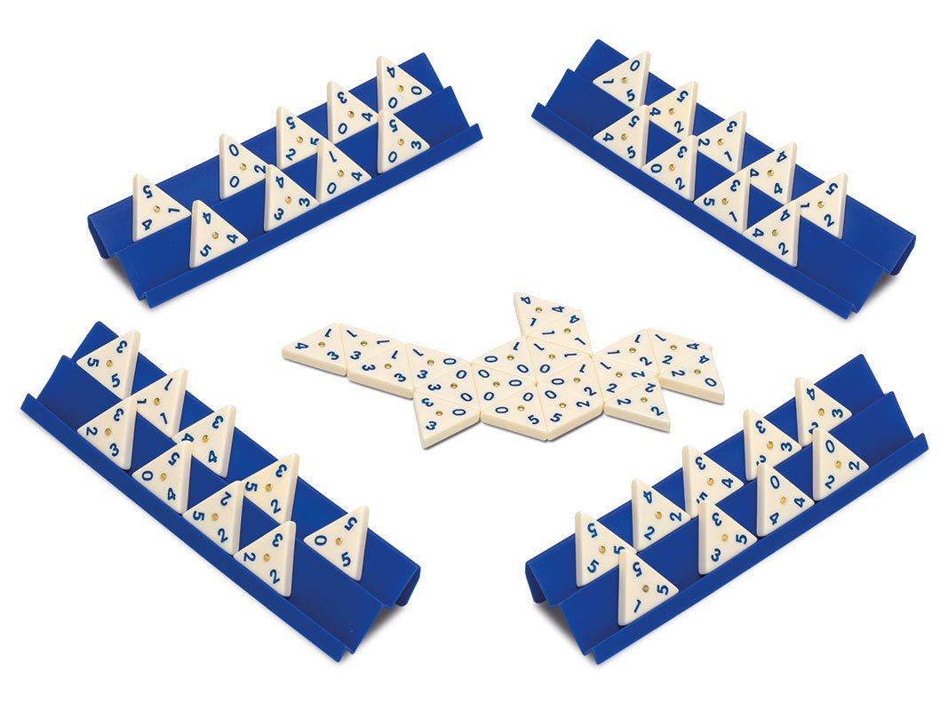 Domino Triangular Caja Metálica Juego de mesa desde los 8 años