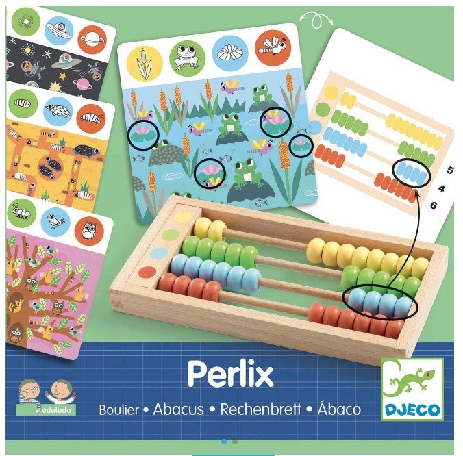 Eduludo Ábaco - Juego de mesa - Djeco - Desde 4 años Educational Toys