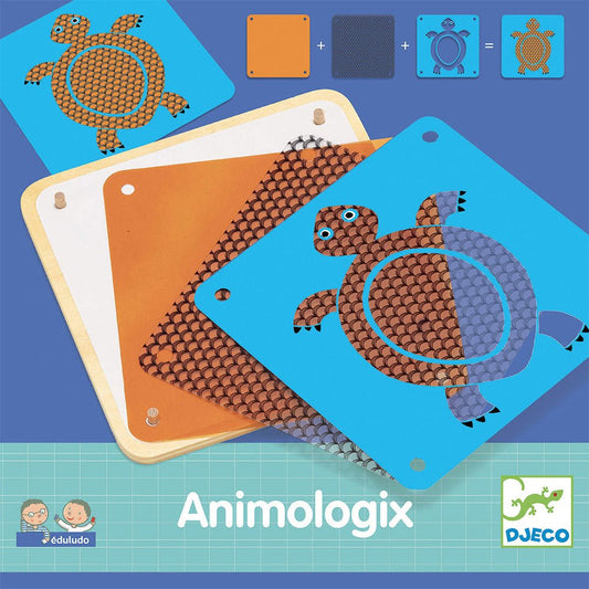 Eduludo Animologix - Juego de mesa - Djeco - Desde 3 años Educational Toys
