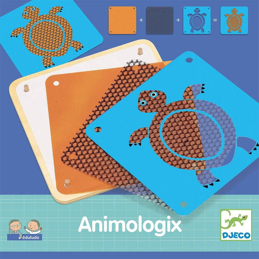 Eduludo Animologix - Juego de mesa - Djeco - Desde 3 años