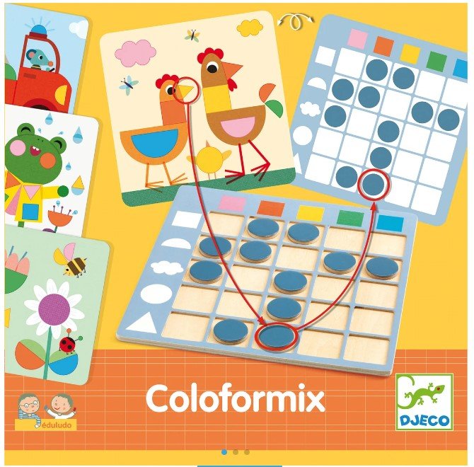 Eduludo Coloformix - Juego de mesa desde los 3 años - Mi Juego Bonito