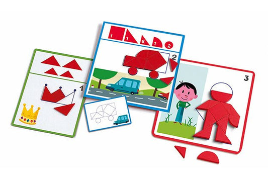 Eduludo Formas - Juego de mesa - Djeco - Desde 3 años Educational Toys