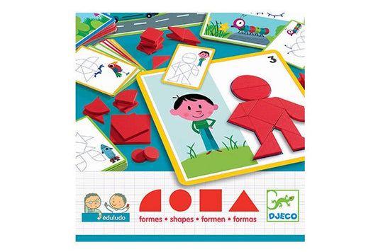 Eduludo Formas - Juego de mesa - Djeco - Desde 3 años Educational Toys
