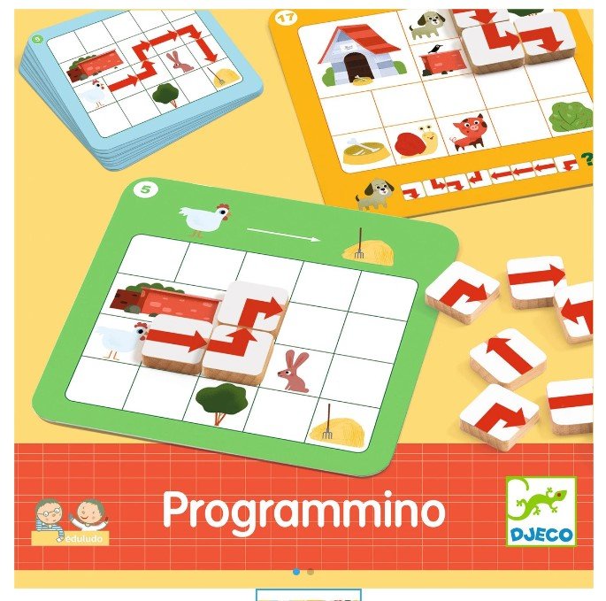 Eduludo Programmino - Juego de mesa - Djeco - Desde 4 años Educational Toys