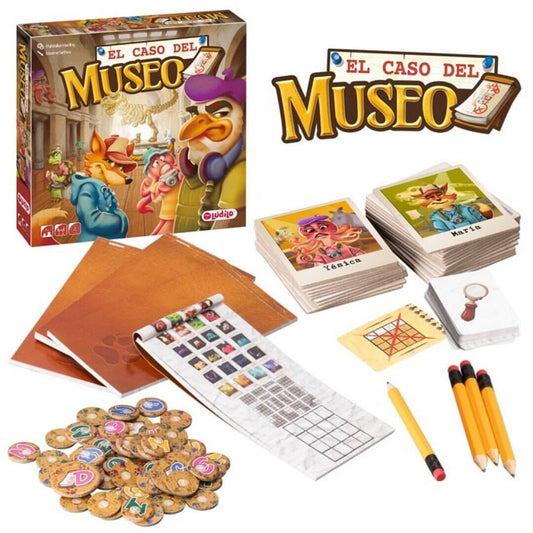 El Caso del Museo     - Juego de mesa - Ludilo - Desde 8 años