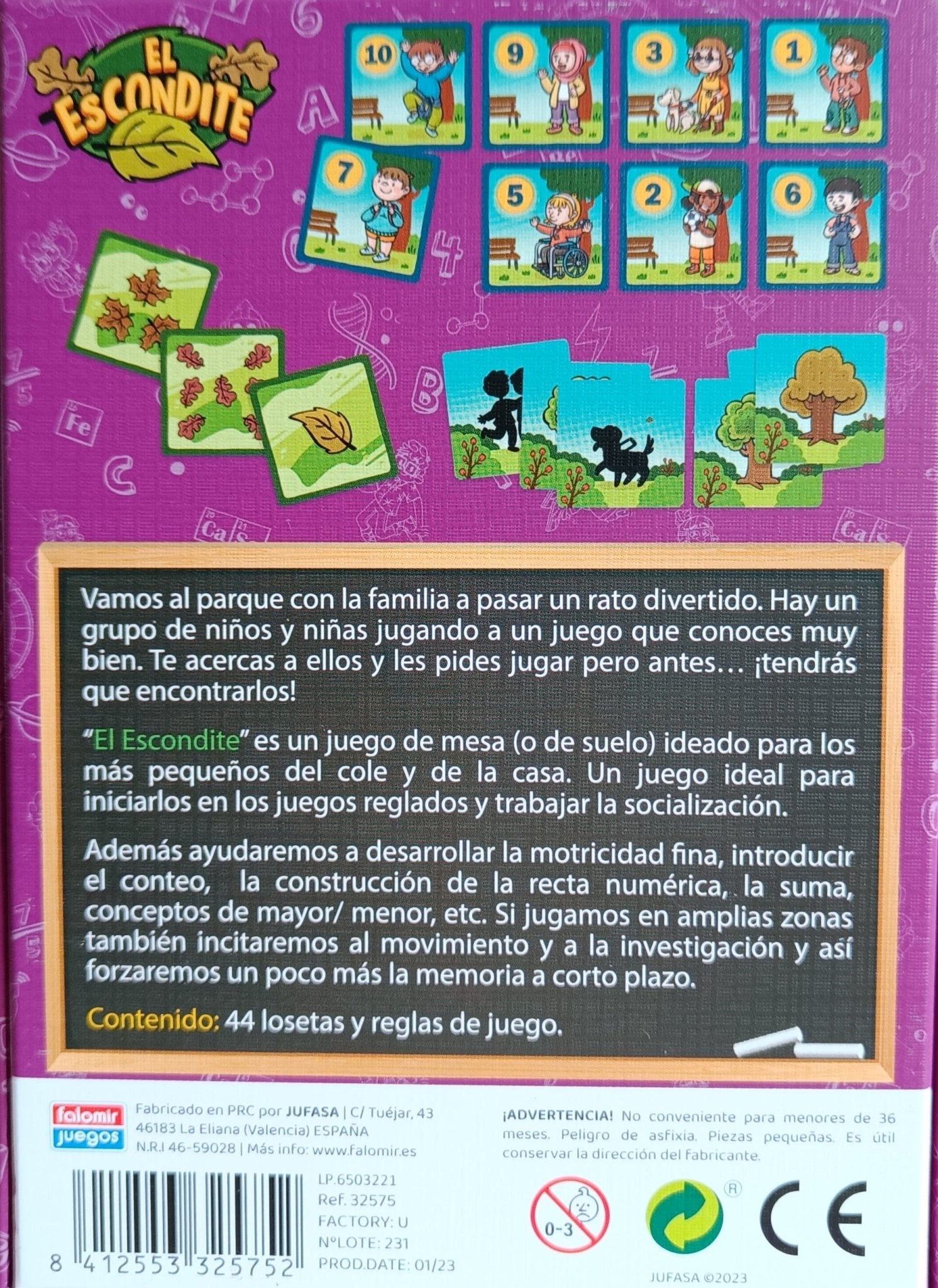 El Escondite - Juego de mesa - FALOMIR - Desde 3 años Board Games