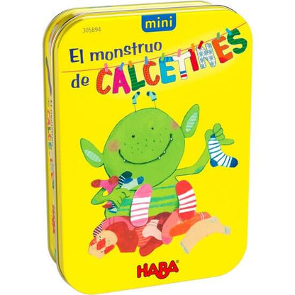 El monstruo de los calcetines, versión mini - Juego de mesa - Haba - Desde 4 años Board Games