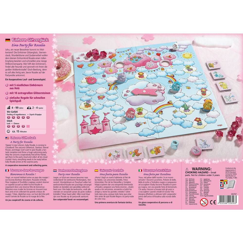 El unicornio Destello – Una fiesta para Rosalie Juego de mesa desde los 4 años - Mi Juego Bonito