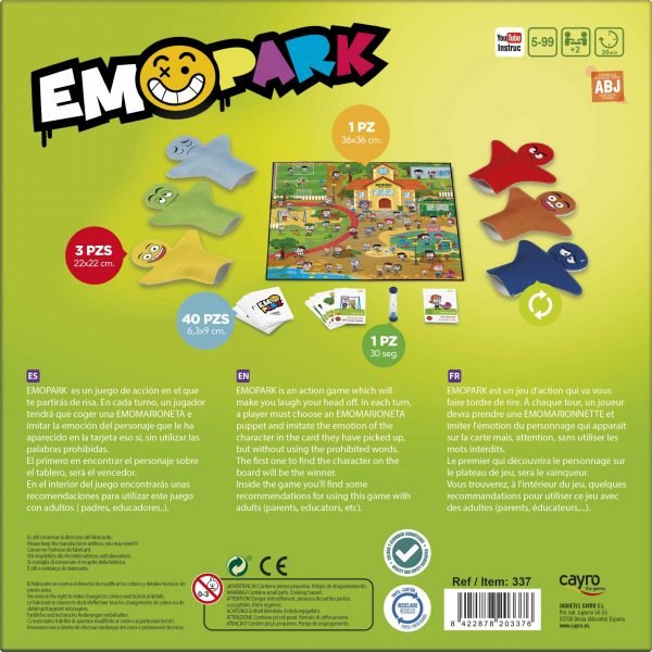 Emopark - Juego de mesa - Cayro - Desde 5 años Board Games