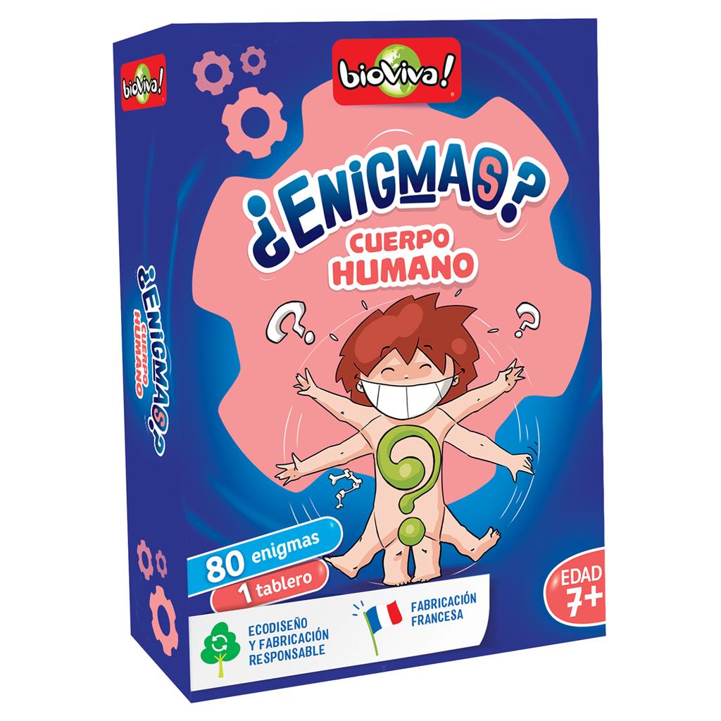 Enigmas Cuerpo Humano - Juego Bioviva Juego de mesa desde los 7 años - Mi Juego Bonito