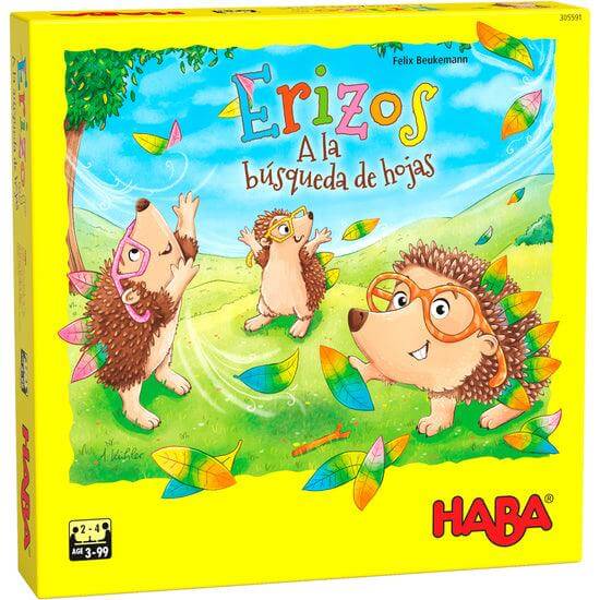 Erizos a la búsqueda de hojas - Juego de mesa desde los 3 años - Mi Juego Bonito