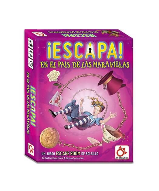 Escapa En el Pais de las Maravillas Juego de mesa para más de 9 años