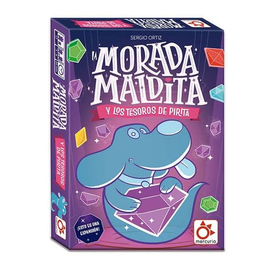 Expansión La Morada Maldita y los tesoros de Pirita - Juego de mesa - Mercurio - Desde 7 años