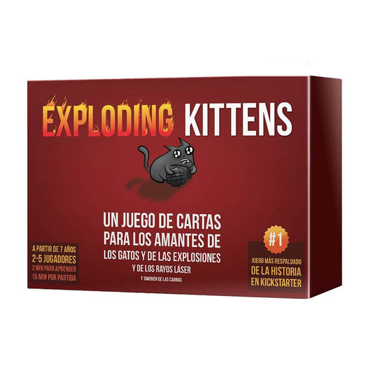 Exploding Kittens - Juego de mesa - Asmodee - Desde 7 años