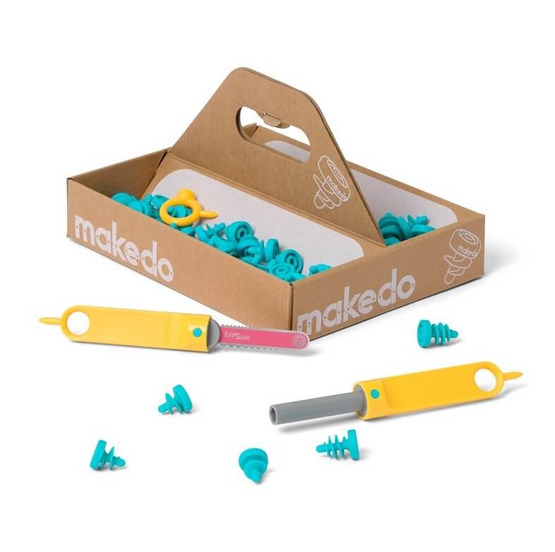 Explore Kit 50 piezas Juego de construcción Makedo Building Toys