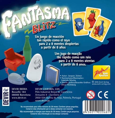 Fantasma Blitz - Juego de mesa - Devir - Desde 8 años Board Games