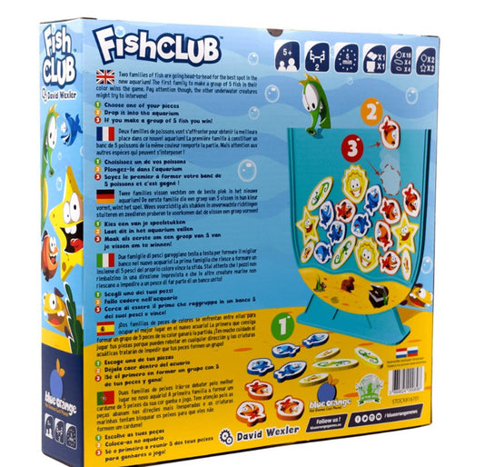 Fish Club - Juego de mesa - Asmodee - Desde 5 años Board Games