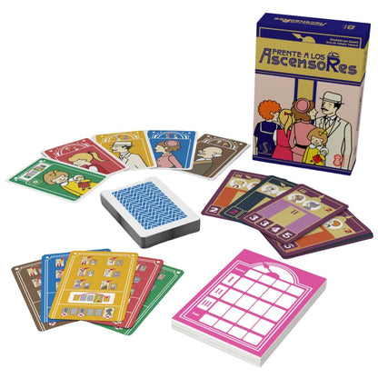 Frente a los Ascensores - Juego de mesa - Cacahuete Games - Desde 8 años Board Games