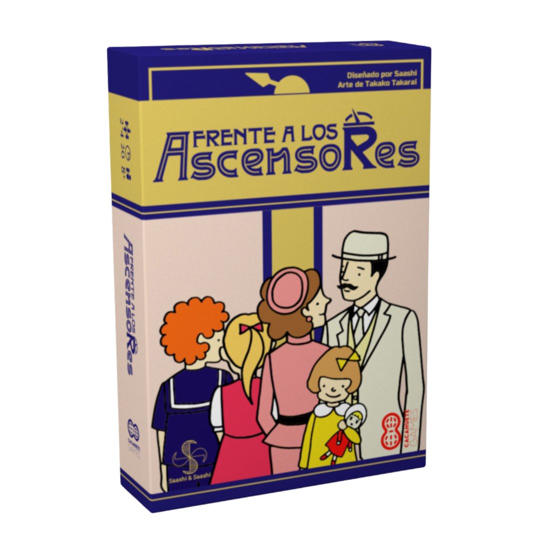 Frente a los Ascensores - Juego de mesa - Cacahuete Games - Desde 8 años Board Games