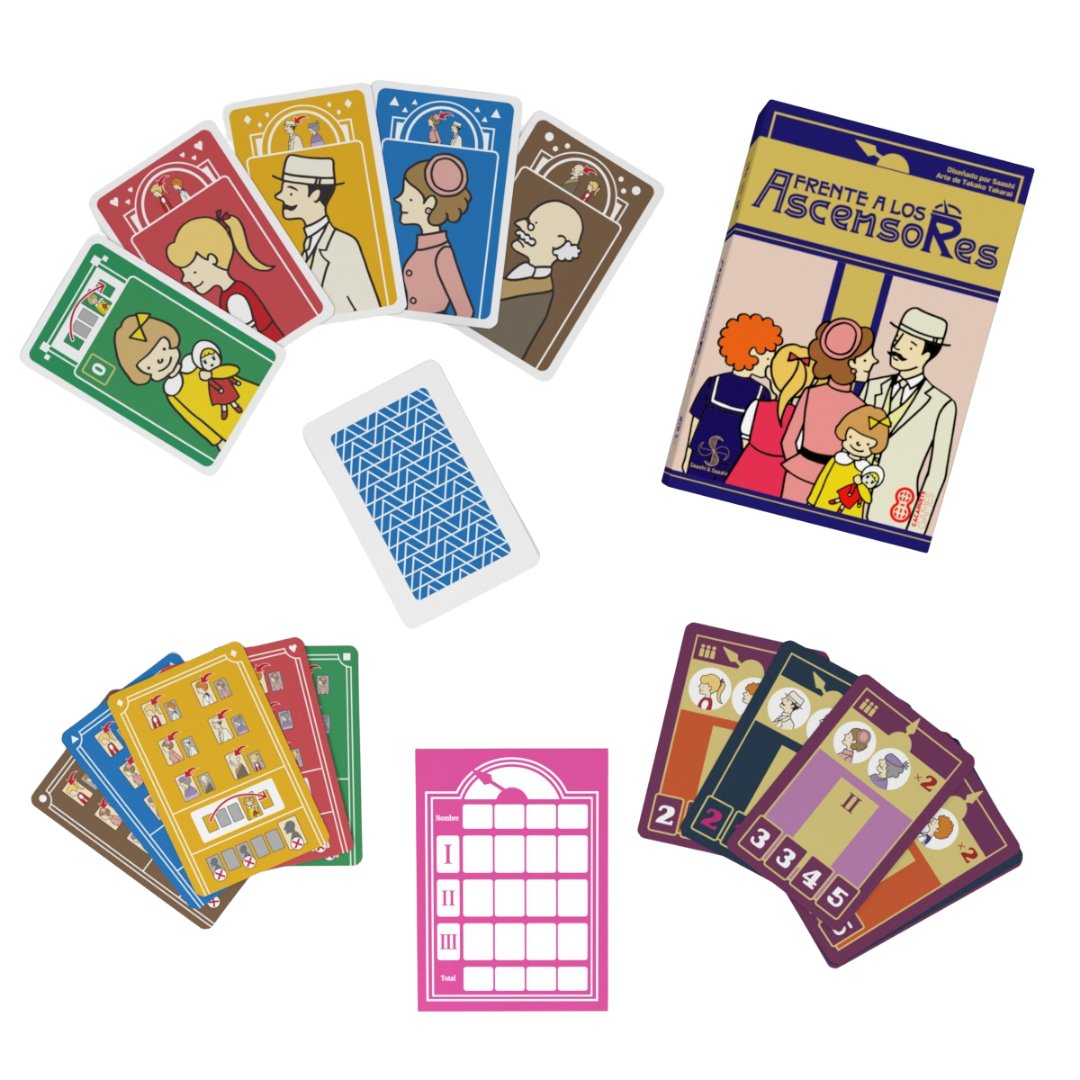 Frente a los Ascensores - Juego de mesa - Cacahuete Games - Desde 8 años Board Games