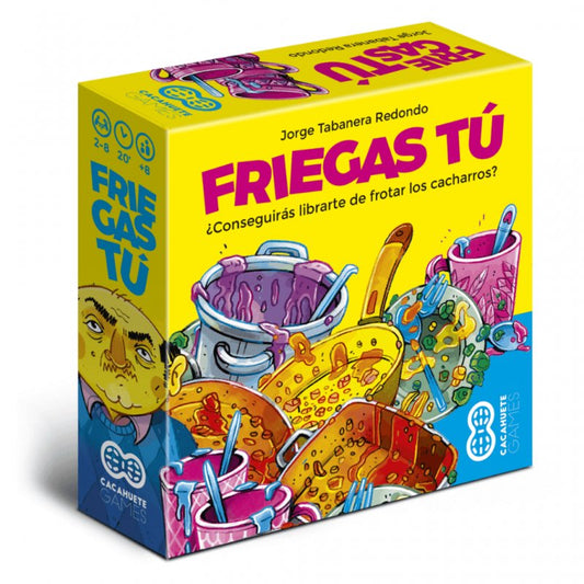 Friegas tú - Juego de mesa - Cacahuete Games - Desde 8 años Board Games
