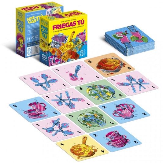 Friegas tú - Juego de mesa - Cacahuete Games - Desde 8 años Board Games