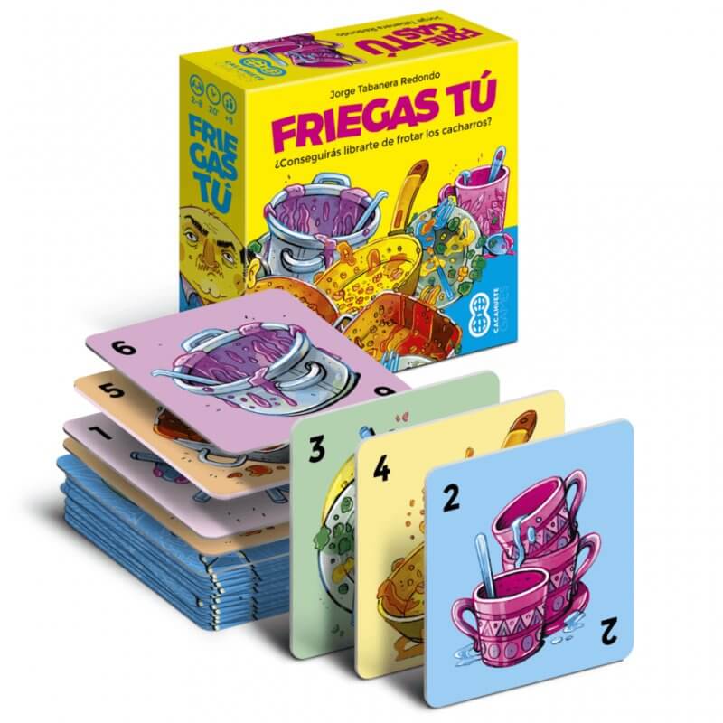 Friegas tú - Juego de mesa - Cacahuete Games - Desde 8 años