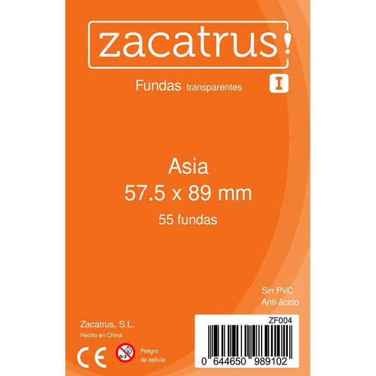 Fundas de cartas 57.5 x 89 mm 55 uds Modelo Asia Sheet Protectors