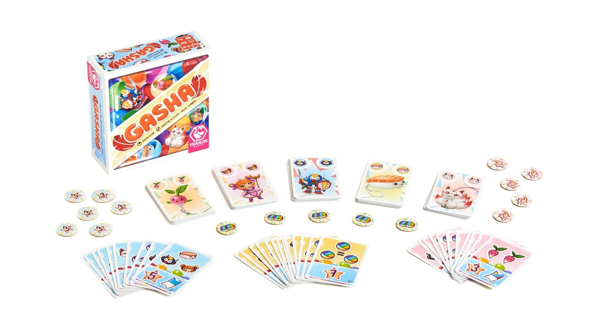 Gasha - Juego de mesa - Tranjis - Desde 7 años Board Games