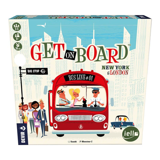 Get on Board New York London en castellano KM0 Juego de mesa desde los 8 años