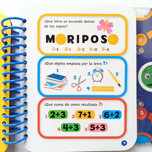Gira y descubre 5 y 6 años. Retos y juegos incluidos Educational Toys