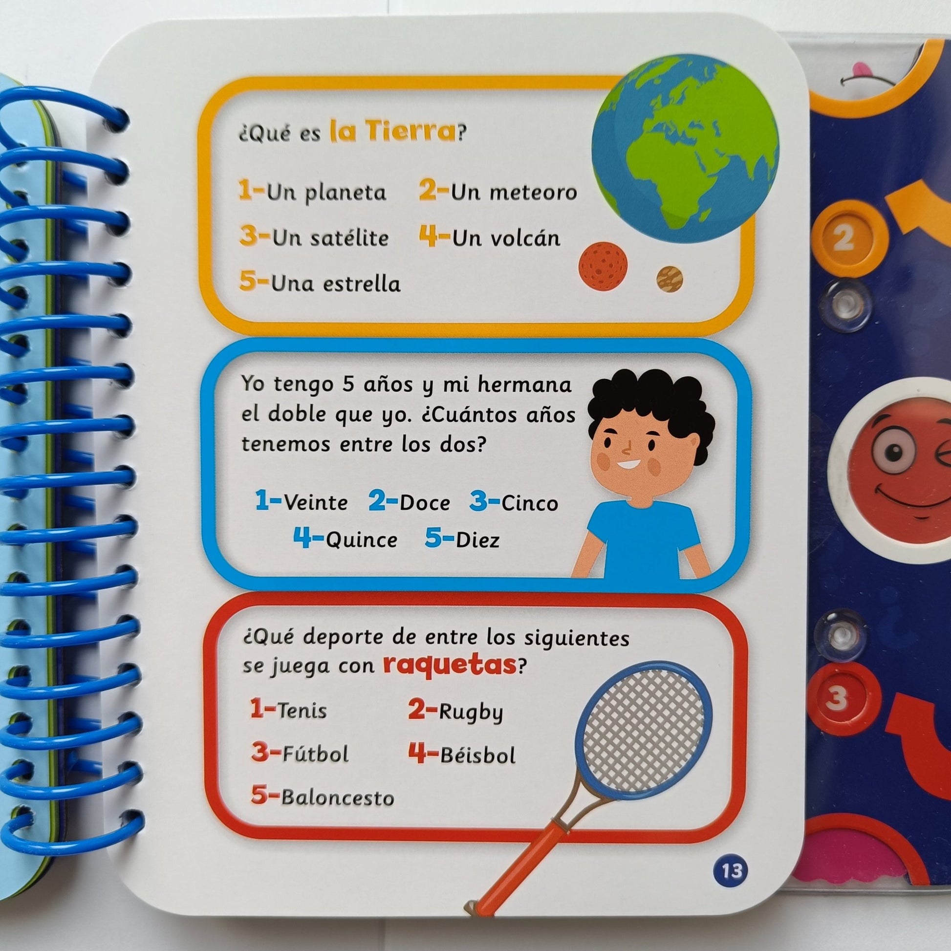 Gira y descubre 6 y 7 años. Retos y juegos incluidos Educational Toys