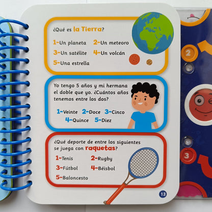 Gira y descubre 6 y 7 años. Retos y juegos incluidos Educational Toys
