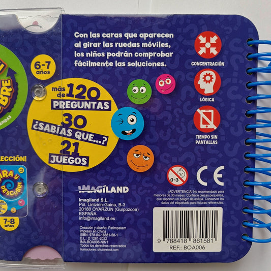 Gira y descubre 6 y 7 años. Retos y juegos incluidos Educational Toys