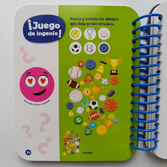 Gira y descubre 7 y 8 años. Retos y juegos incluidos Educational Toys