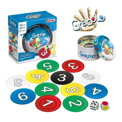 Grabolo – rapidez visual,  memoria y robos (6+ · 3-5 · 10 min) Ludilo