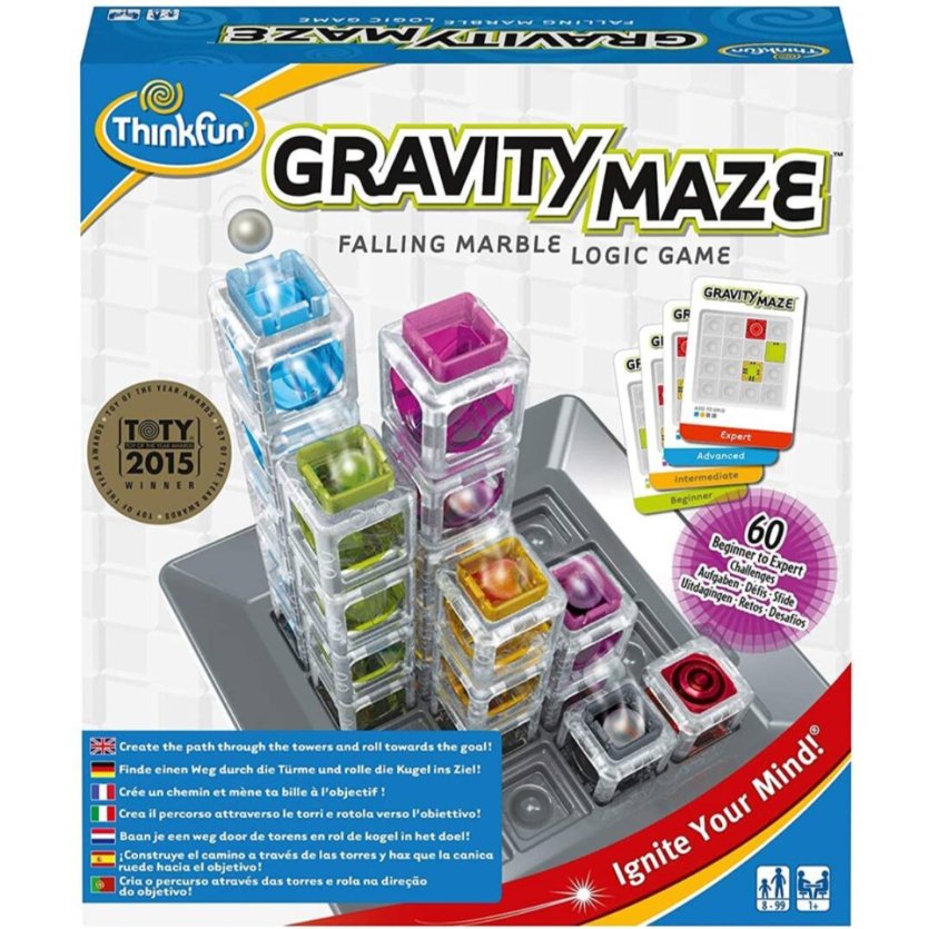 Gravity Maze - Juego de mesa - Thinkfun - Desde 8 años Board Games