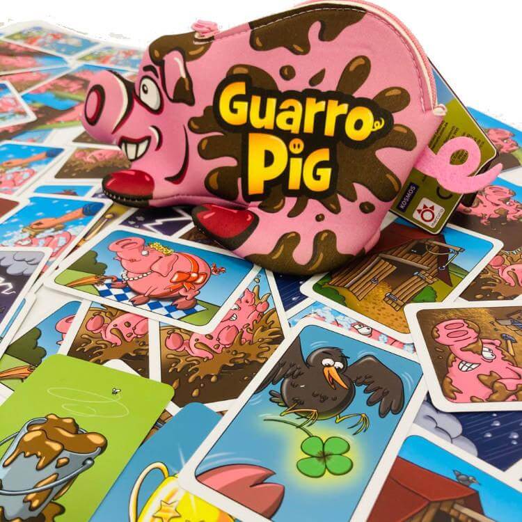 Guarro Pig – Mercurio - Juego de cartas y piques - 6+ años · 2-4 jugadores · 15 min