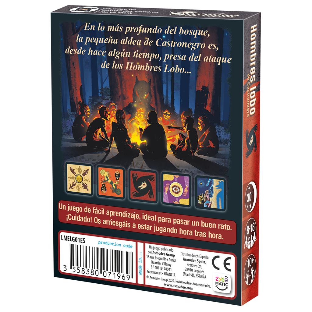 Hombres lobo de Castronegro - Juego de mesa - Asmodee - Desde 8 años Board Games