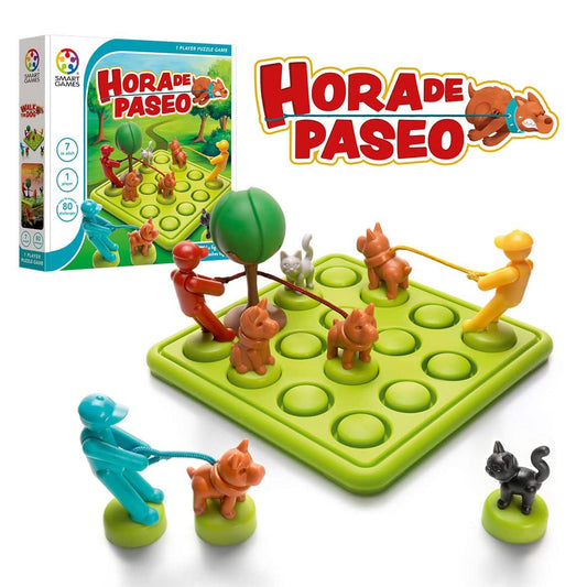 Hora de Paseo - Juego de mesa - SMART GAMES - Desde 7 años