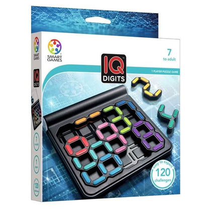 IQ Digits - Razonamiento Espacial y Cálculo - 7+ años