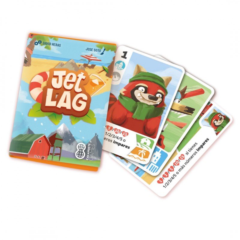 Jet Lag - Juego de mesa - Cacahuete Games - Desde 8 años Board Games