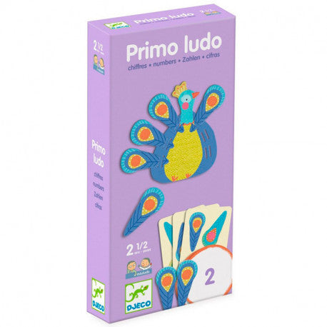 Primo Ludo Cifras Jugar con los números - Juego de mesa - Djeco - Desde 2 años Educational Toys