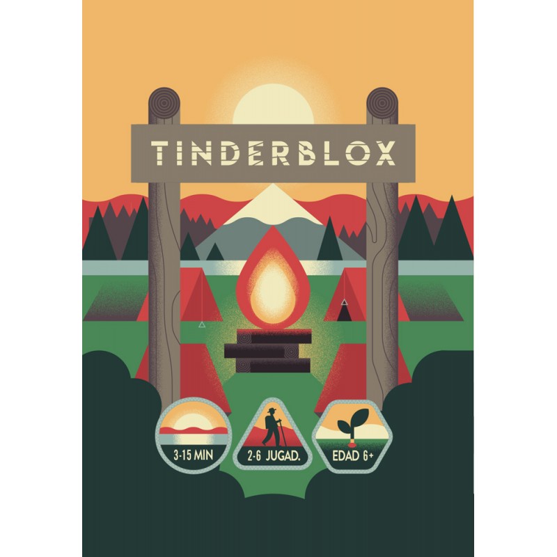 Tinderblox - Juego de mesa - MALDITO GAMES - Desde 6 años Board Games