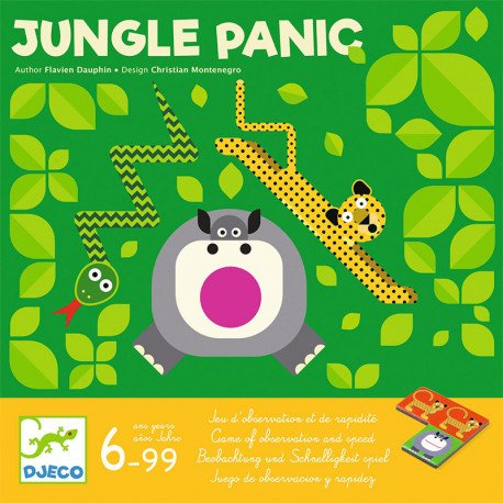 Jungle Panic - Juego de mesa - Djeco - Desde 6 años Board Games