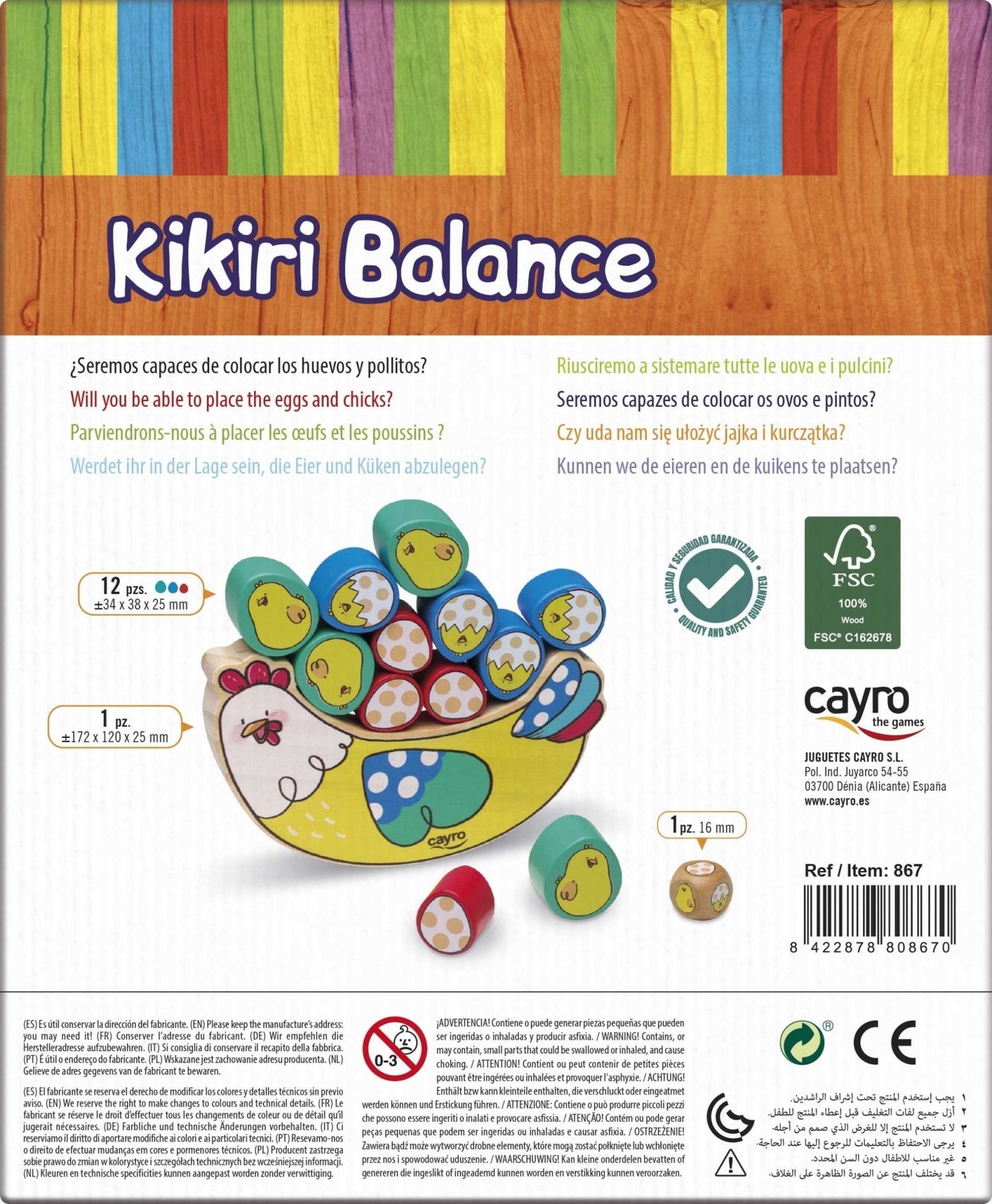 Kikiri Balance Juego de mesa desde los 5 años