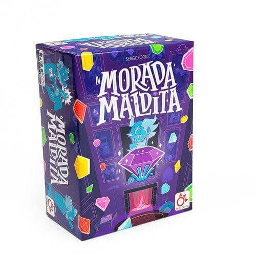 La Morada Maldita – Gemas, rapidez visual y una joya morada que tienta demasiado (7+ años · 2-6 jugadores)